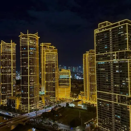River and Makati view at Acqua Novotel Suites
